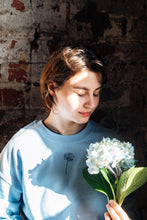 Load image into Gallery viewer, Embroidered tattoo style sweater with sleeve details