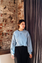 Load image into Gallery viewer, Embroidered tattoo style sweater with sleeve details