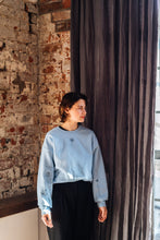 Load image into Gallery viewer, Embroidered tattoo style sweater with sleeve details
