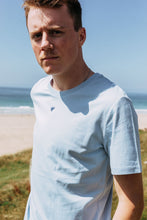 Load image into Gallery viewer, Mini bee embroidered organic t-shirt.