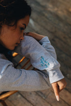 Load image into Gallery viewer, Embroidered hey have a nice day back sweater with today will be a good day reminder sleeve