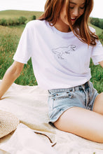 Load image into Gallery viewer, Large t-rex dinosaur  t-shirt