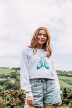 Load image into Gallery viewer, Embroidered large moth sweater