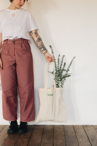 Have a really lovely day with mini bee strap embroidered tote bag