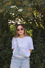 Load image into Gallery viewer, Mini butterfly embroidered organic t-shirt