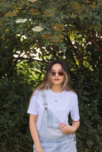 Load image into Gallery viewer, Mini butterfly embroidered organic t-shirt