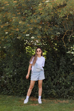 Load image into Gallery viewer, Mini butterfly embroidered organic t-shirt