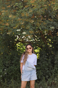 Mini butterfly embroidered organic t-shirt