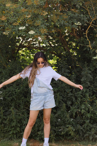Mini butterfly embroidered organic t-shirt
