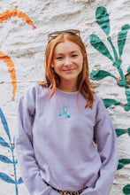 Load image into Gallery viewer, Embroidered colourful moth sweater