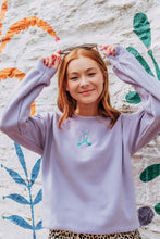 Load image into Gallery viewer, Embroidered colourful moth sweater
