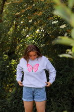 Load image into Gallery viewer, Embroidered large butterfly sweater