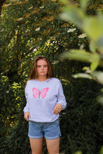 Load image into Gallery viewer, Embroidered large butterfly sweater