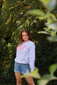 Embroidered large butterfly sweater