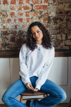 Load image into Gallery viewer, Embroidered tattoo style sweater with sleeve details