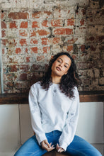 Load image into Gallery viewer, Embroidered tattoo style sweater with sleeve details