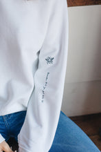 Load image into Gallery viewer, Embroidered tattoo style sweater with sleeve details