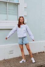 Load image into Gallery viewer, Embroidered trio of colourful moths sweater