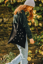 Load image into Gallery viewer, Lots of bees embroidered tote bag