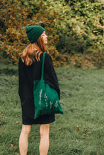 Load image into Gallery viewer, Wildflower embroidered tote bag