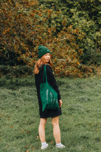 Load image into Gallery viewer, Wildflower embroidered tote bag