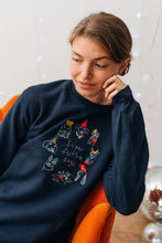 Load image into Gallery viewer, Super Festive Dogs embroidered sweater