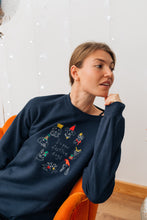 Load image into Gallery viewer, Super Festive Dogs embroidered sweater