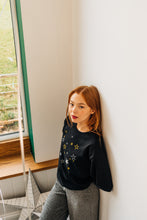 Load image into Gallery viewer, Metallic Star embroidered sweater