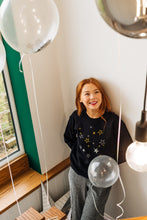 Load image into Gallery viewer, Metallic Star embroidered sweater
