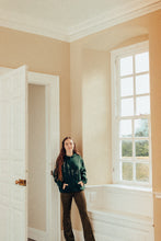 Load image into Gallery viewer, Embroidered large wildflower hoodie with floral sleeves