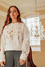 Load image into Gallery viewer, Night sky embroidered sweater