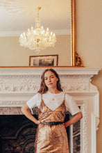 Load image into Gallery viewer, Mini star embroidered organic t-shirt.