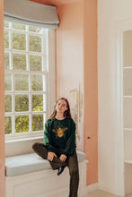 Load image into Gallery viewer, Extra special Embroidered BIG bee sweater