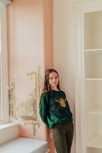 Extra special Embroidered BIG bee sweater