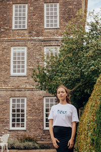 DISCO embroidered T-shirt.