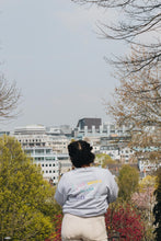 Load image into Gallery viewer, Embroidered I just wanna make nice things back sweater with doodle bee sleeve