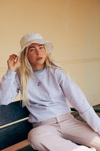 Embroidered mini doodle bee sweater