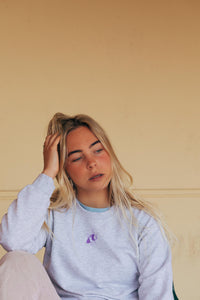Embroidered mini doodle bee sweater