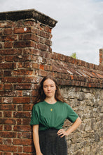Load image into Gallery viewer, Mini star embroidered organic t-shirt.