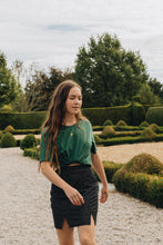 Load image into Gallery viewer, Mini star embroidered organic t-shirt.