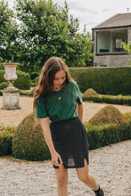Load image into Gallery viewer, Mini star embroidered organic t-shirt.