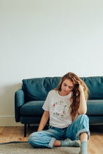 Load image into Gallery viewer, Crazy christmas cats embroidered t-shirt