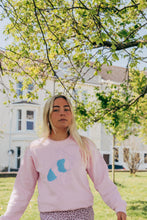 Load image into Gallery viewer, Embroidered big doodle bee sweater