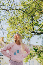 Load image into Gallery viewer, Embroidered big doodle bee sweater
