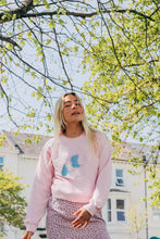 Load image into Gallery viewer, Embroidered big doodle bee sweater