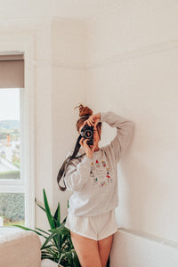 Super Festive Dogs embroidered sweater