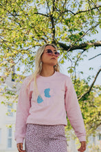 Load image into Gallery viewer, Embroidered big doodle bee sweater