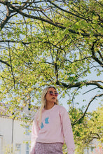 Load image into Gallery viewer, Embroidered big doodle bee sweater