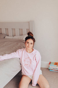 Favourite cat embroidered sweater