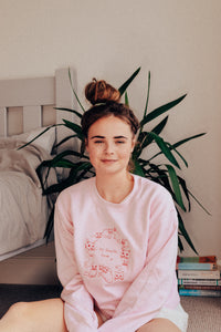 Favourite cat embroidered sweater